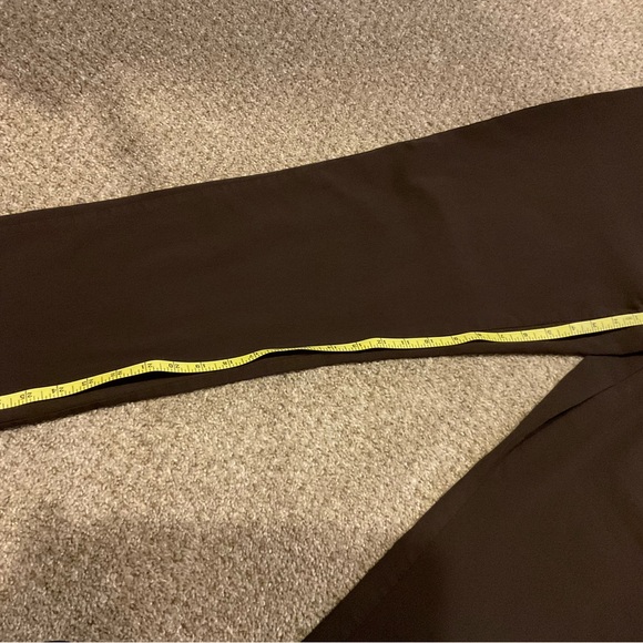 Classic Brown Spandex Blend Women's XL Pants - Picture 4 of 9